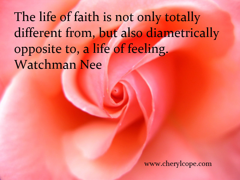 quote on faith by watchman nee