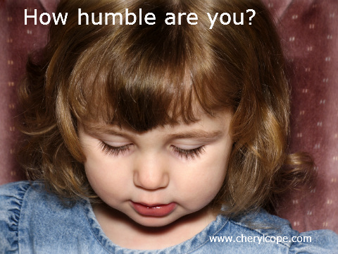 humble looking little girl