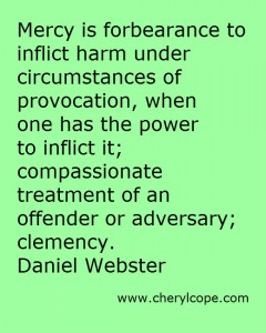 Mercy Quotes and Scriptures | Cheryl Cope