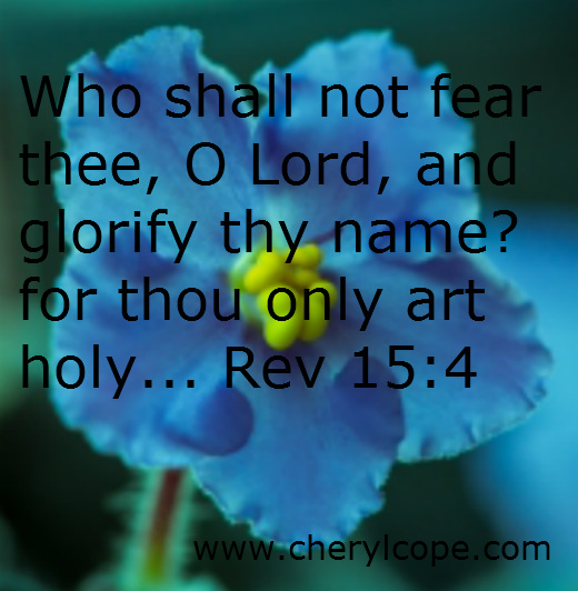 God's Awesome Holiness