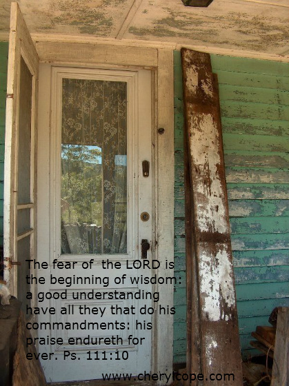 what is the fear of the lord