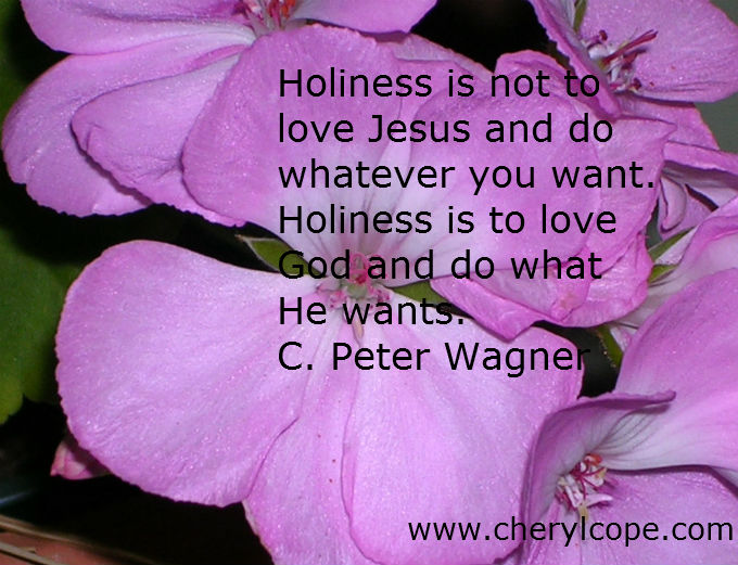 Christian Quotes on Holiness part 1 | Cheryl Cope