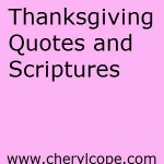 Thanksgiving Quotes and Scriptures