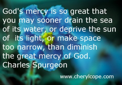Mercy Quotes and Scriptures | Cheryl Cope
