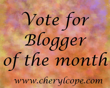 Vote for blogger of the month | Cheryl Cope